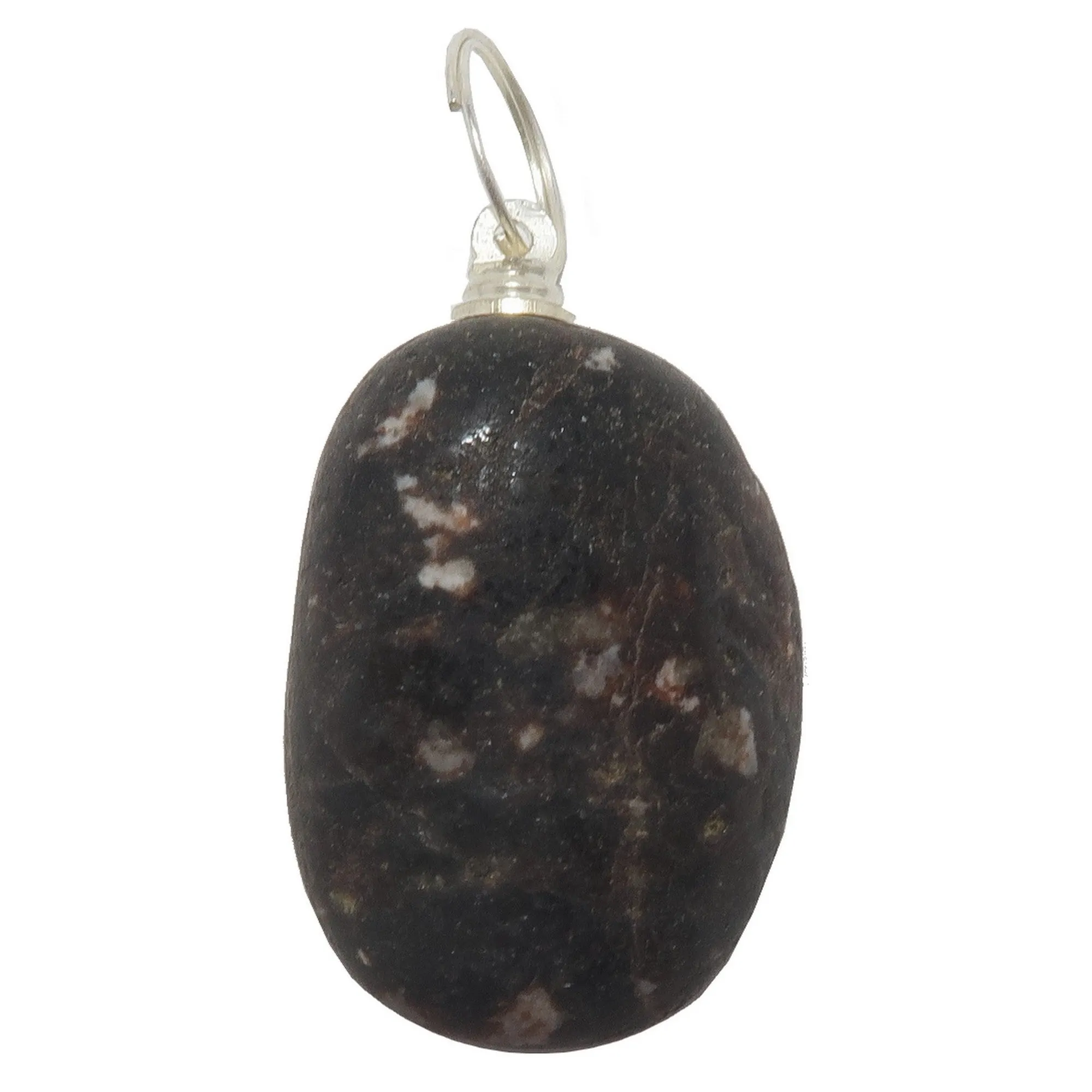 Garnet Pendant Chunky Abundance Red Stone