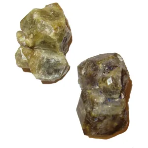 Garnet Raw Crystal Set Health Wealth Green Stones