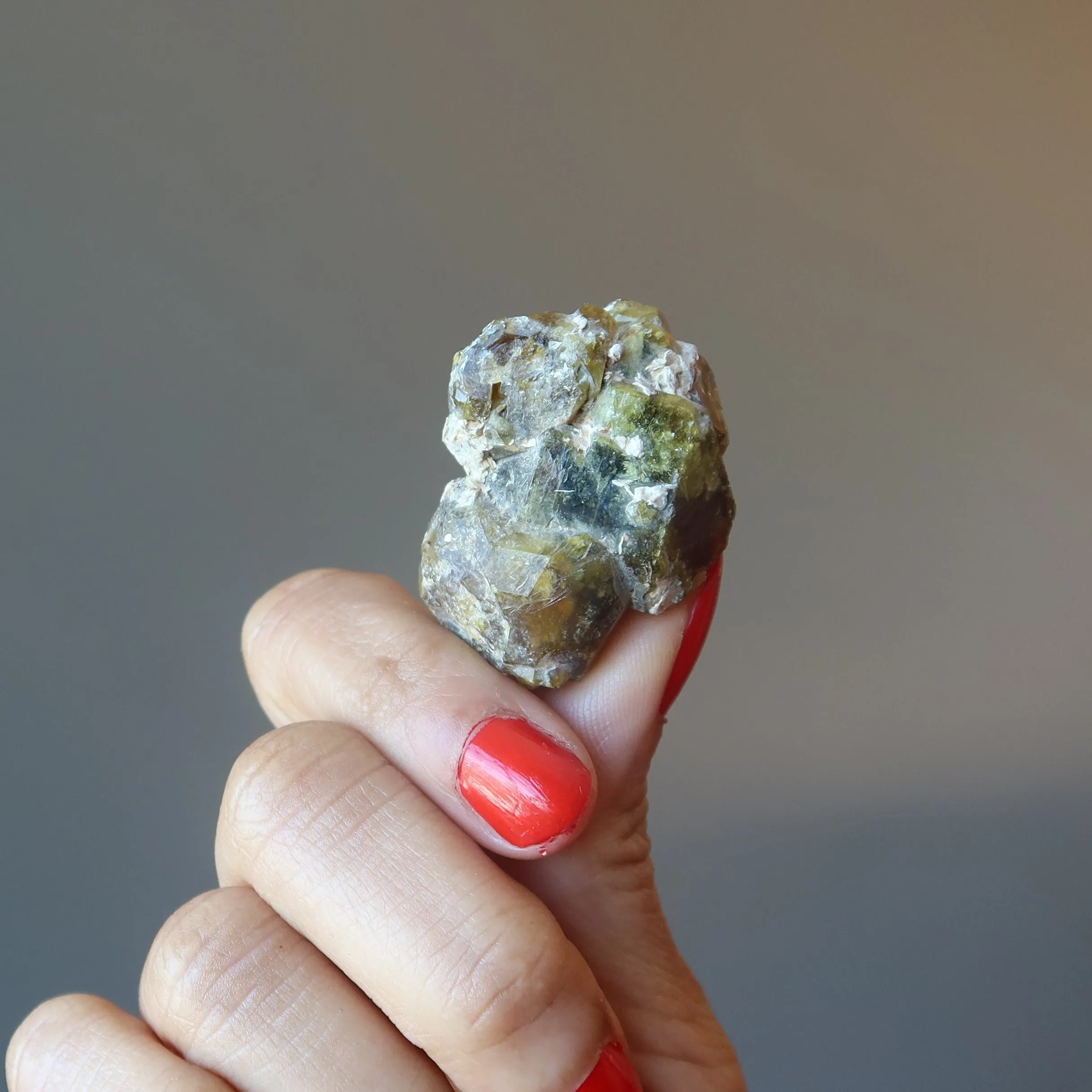 Garnet Raw Crystal Set Health Wealth Green Stones