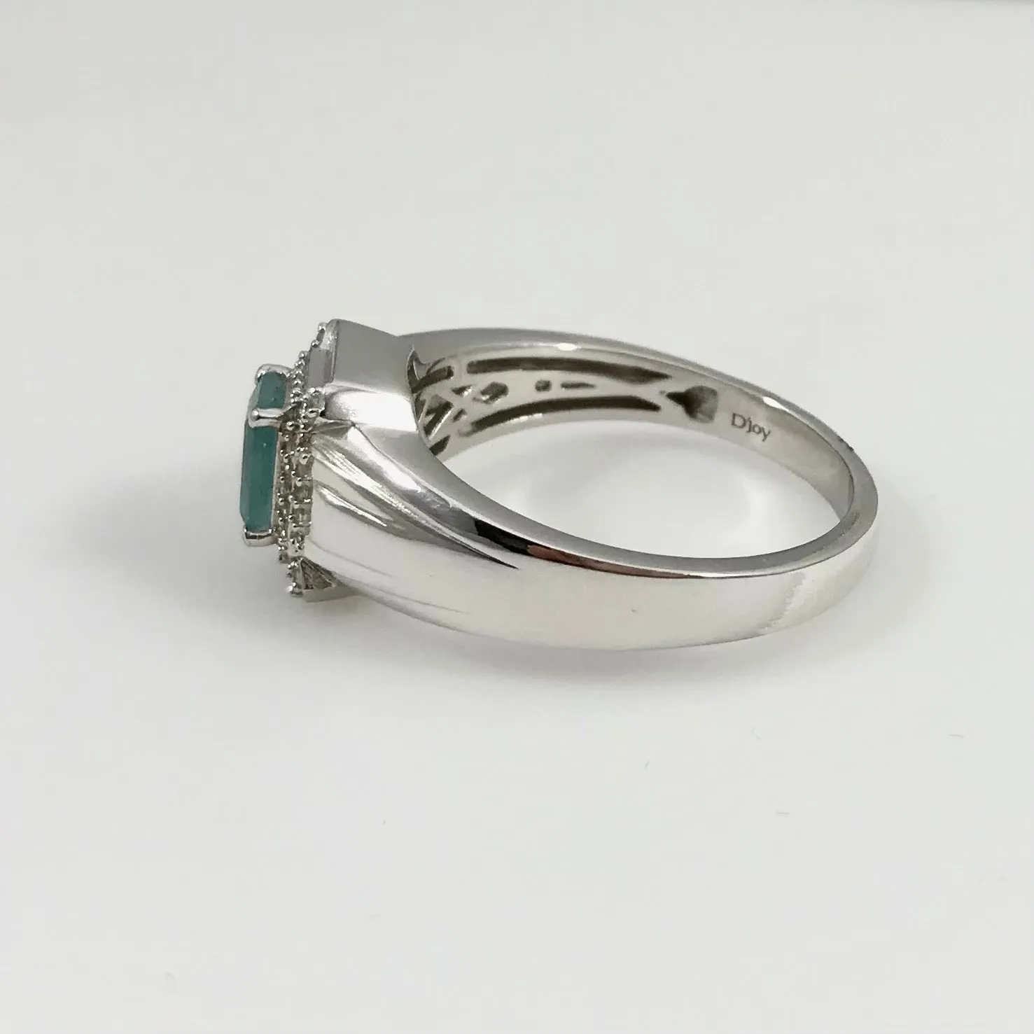 Grandidierite Platinum over Sterling Silver Ring (Size 13)