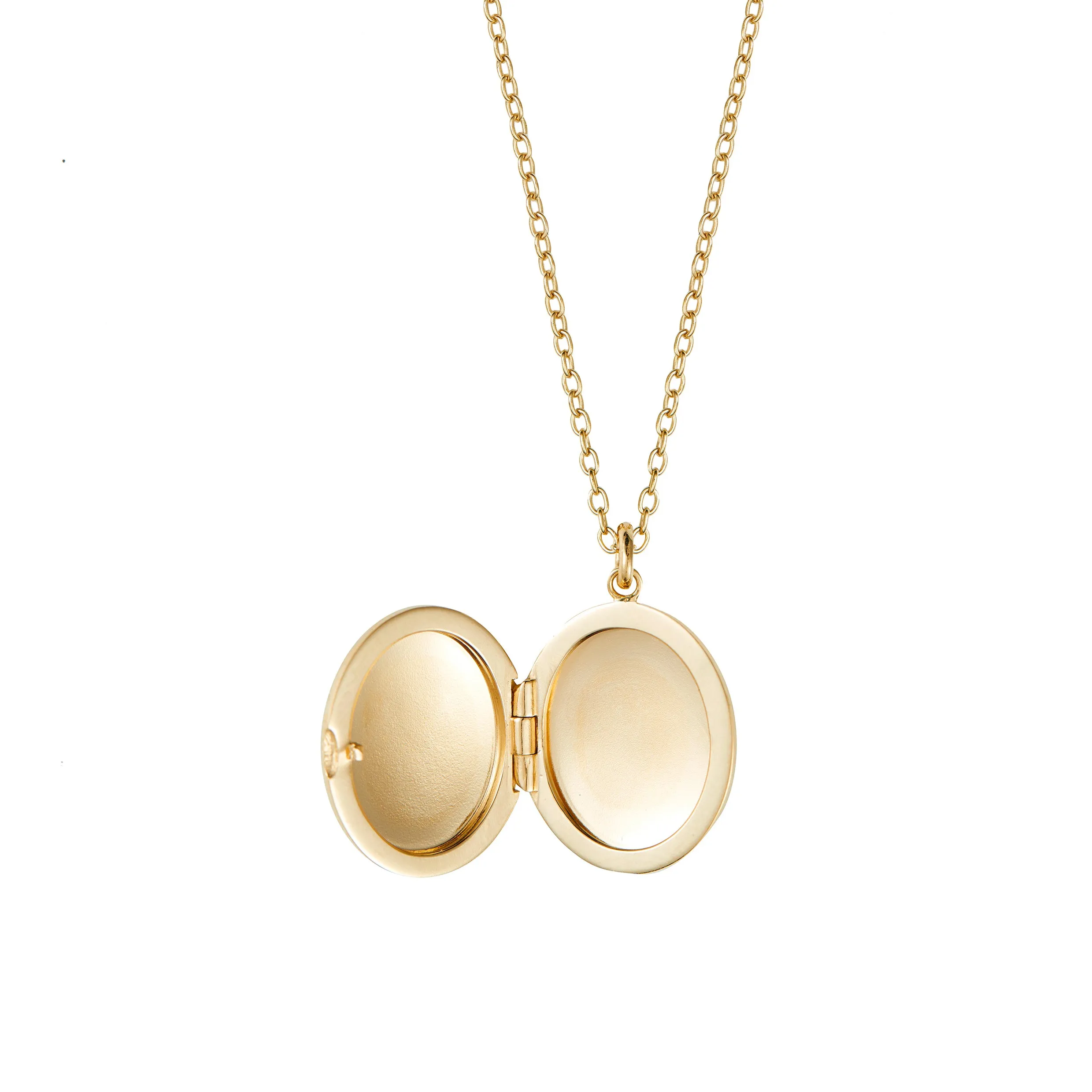 Heirloom 14K Gold Vermeil Locket Necklace