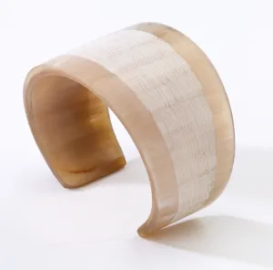 Horn Scaled Cuff Bracelet