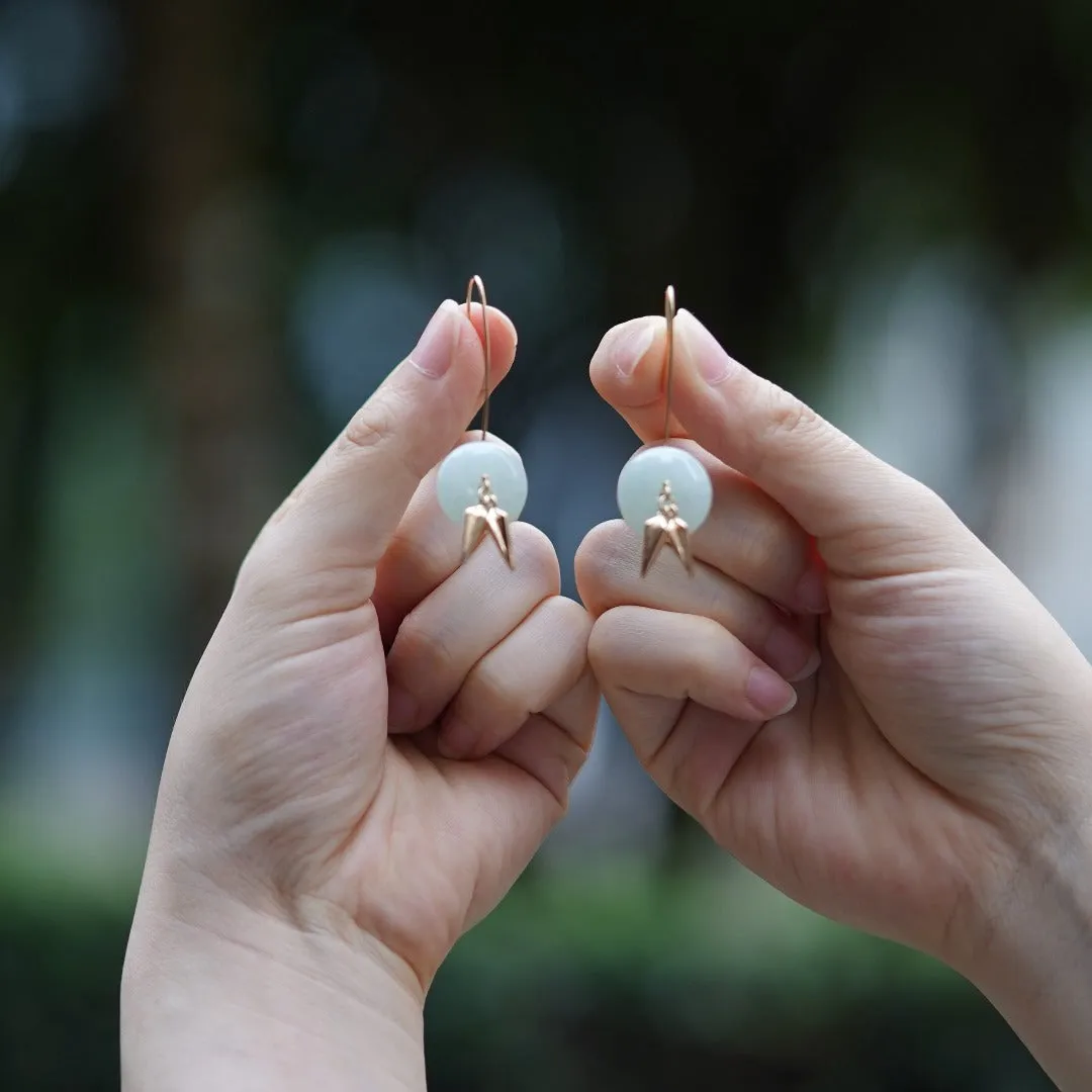 Jade Vine jadeite Earrings