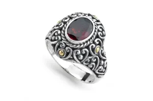 Justina Ring- Garnet