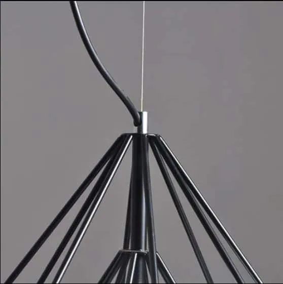 Klas Pyramid Cage Hanging Lamp