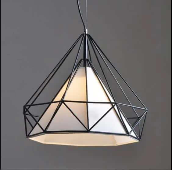 Klas Pyramid Cage Hanging Lamp