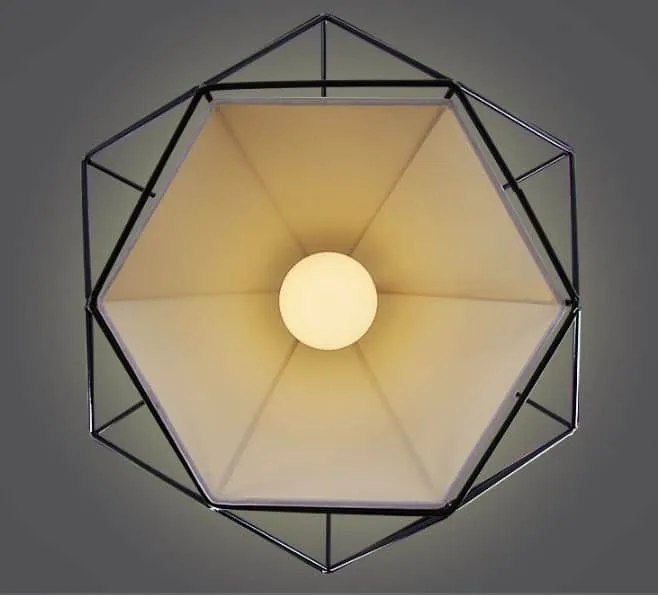 Klas Pyramid Cage Hanging Lamp