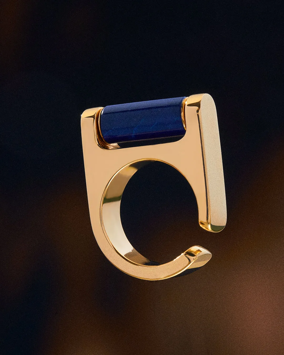 Lapis Lazuli ear cuff/ ring