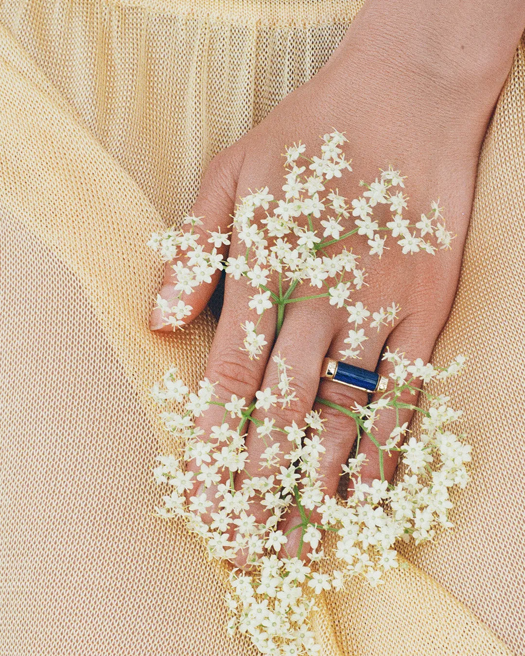 Lapis Lazuli ear cuff/ ring