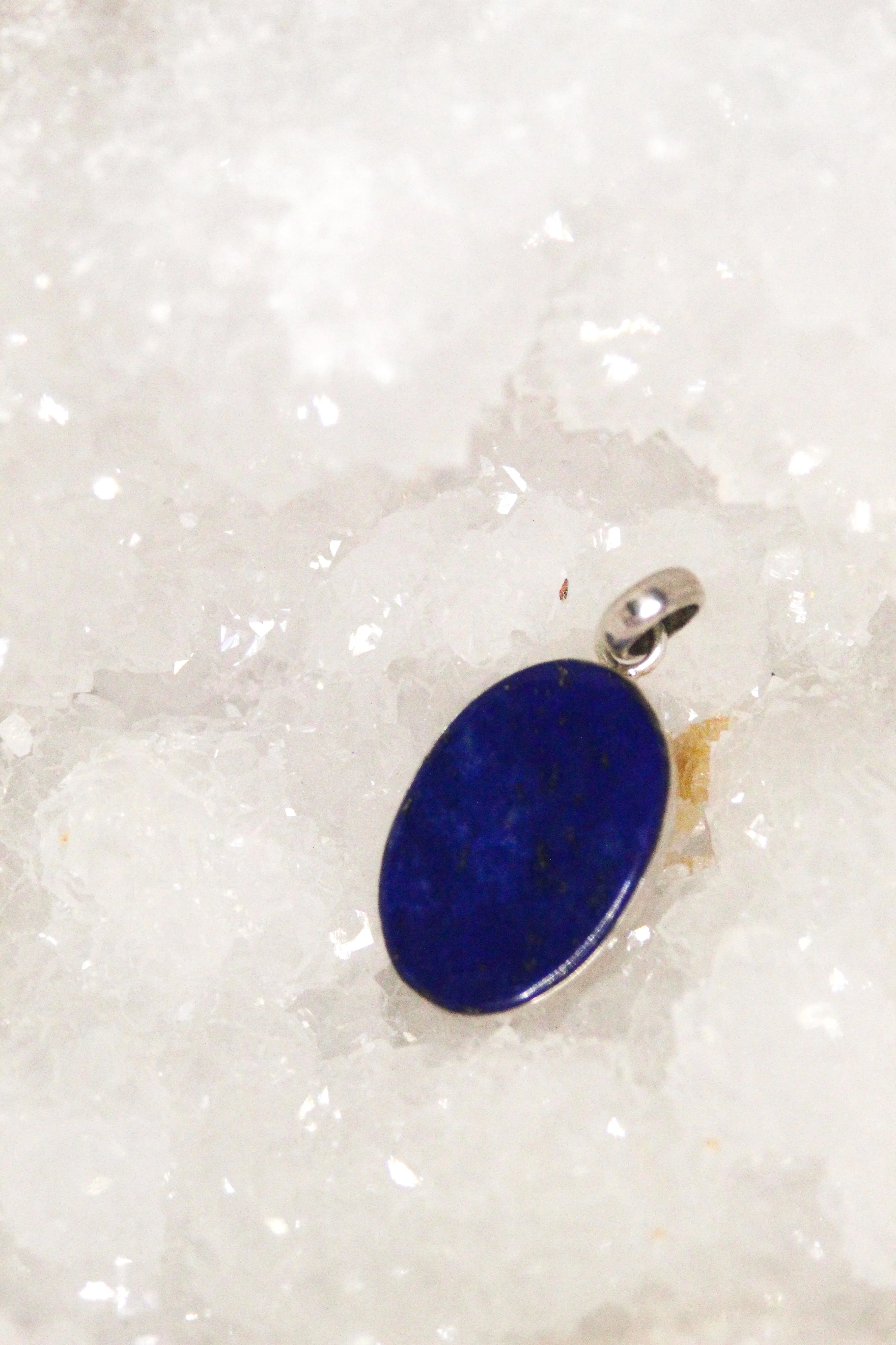 Lapis Lazuli Oval Polished Pendant