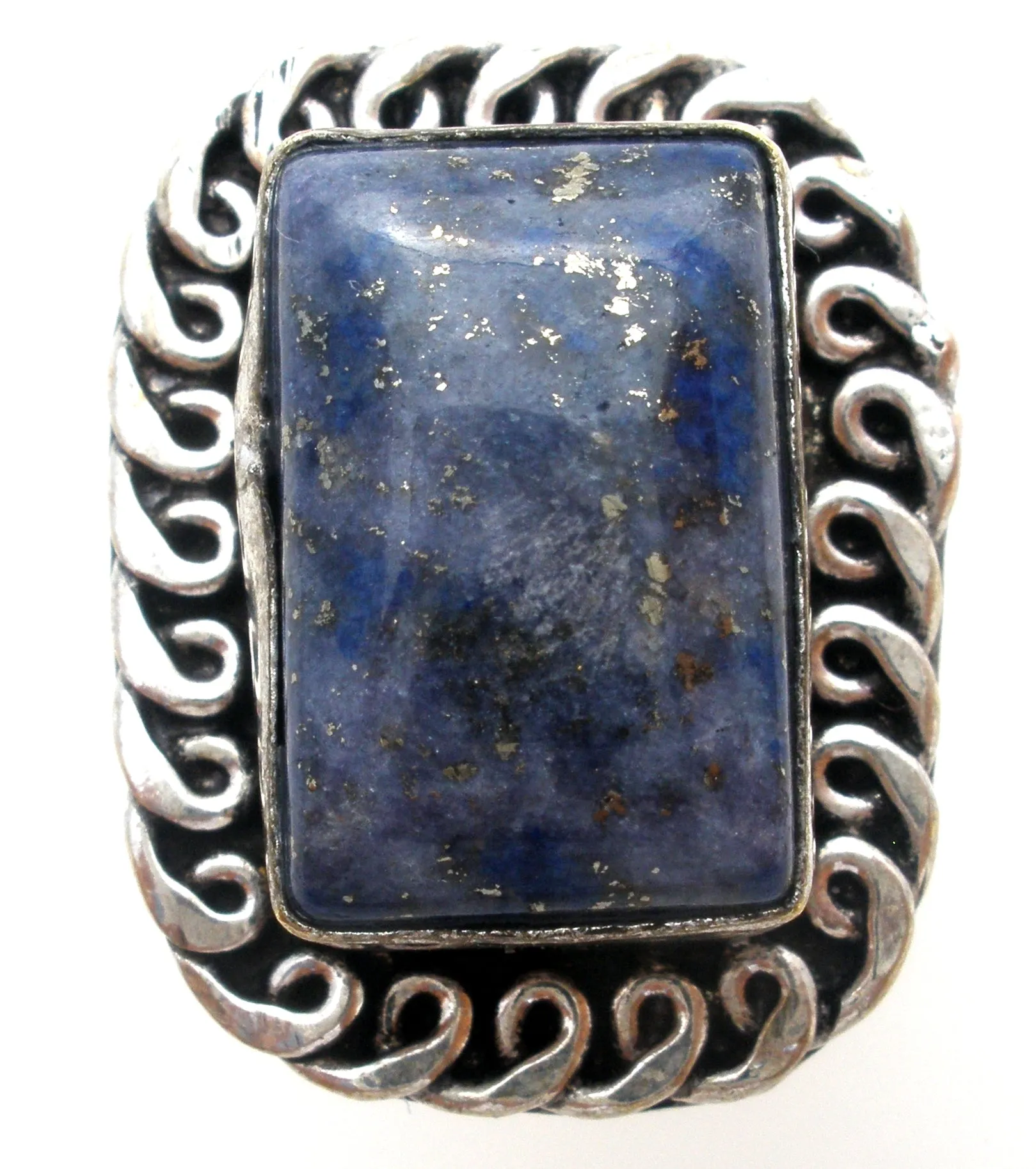 Lapis Lazuli Ring Sterling Silver Size 8