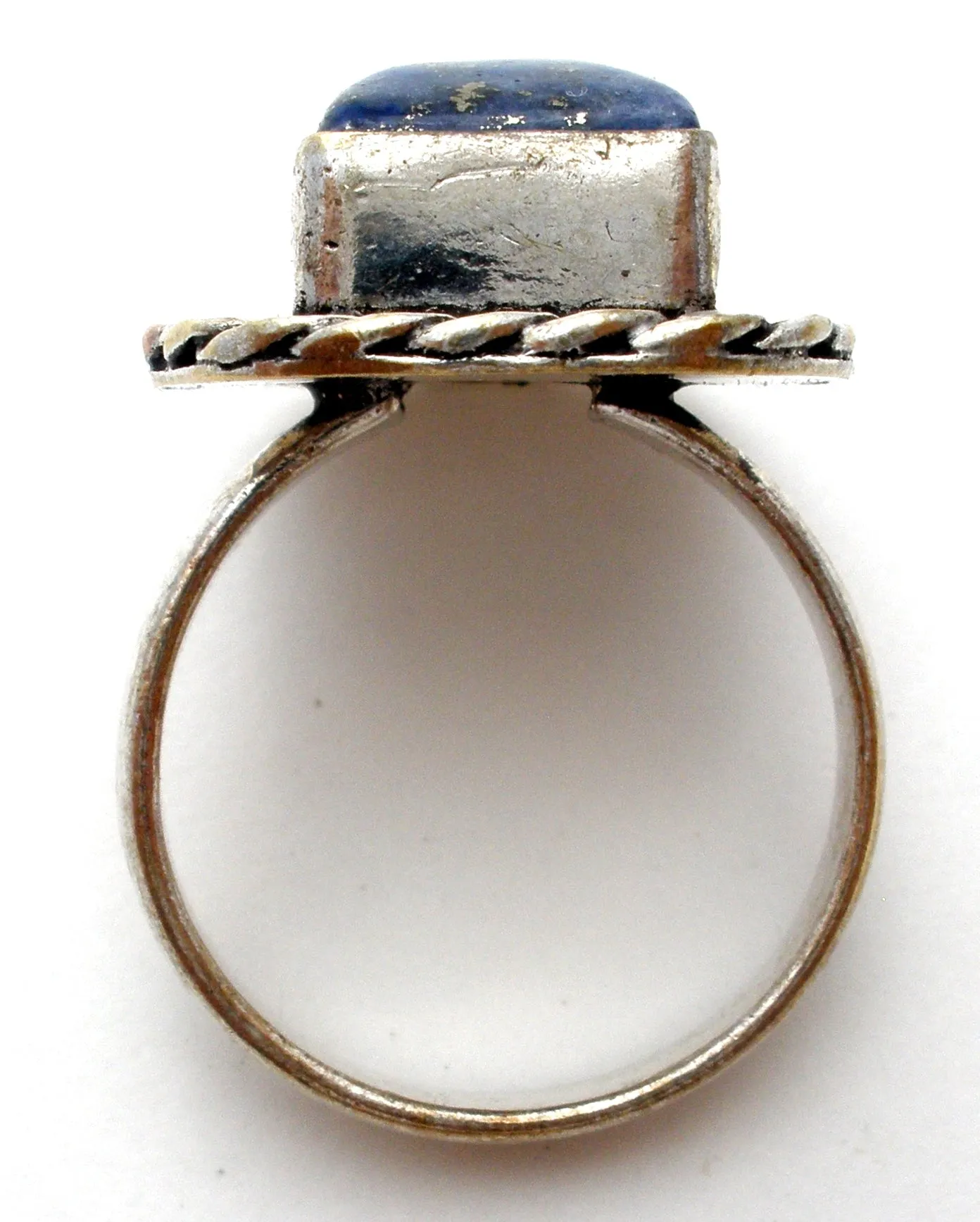 Lapis Lazuli Ring Sterling Silver Size 8