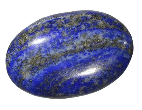 Lapis Lazuli Specimen Touch Stone Oval Wand 1 3/4 Inch