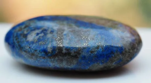 Lapis Lazuli Specimen Touch Stone Oval Wand 1 3/4 Inch