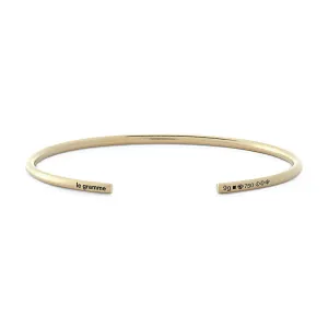 LE GRAMME MEN'S 9G 18K YELLOW GOLD POLISHED CUFF BRACELET