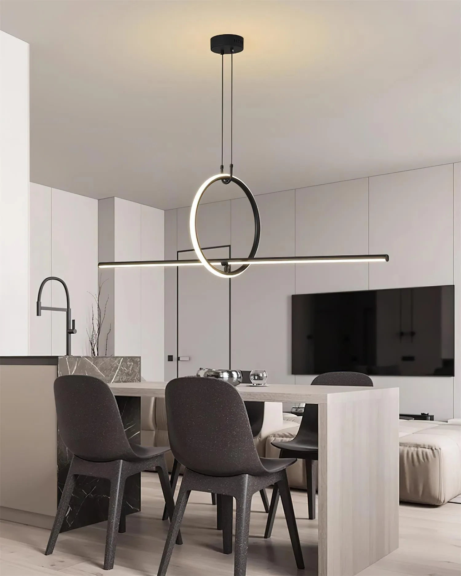 Linear Island Pendant Lights