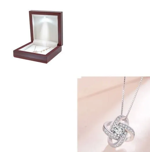 LovelyRLovely 925 Sterling Silver  AAA Zircon Mosaic Necklace & Pendant