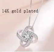 LovelyRLovely 925 Sterling Silver  AAA Zircon Mosaic Necklace & Pendant