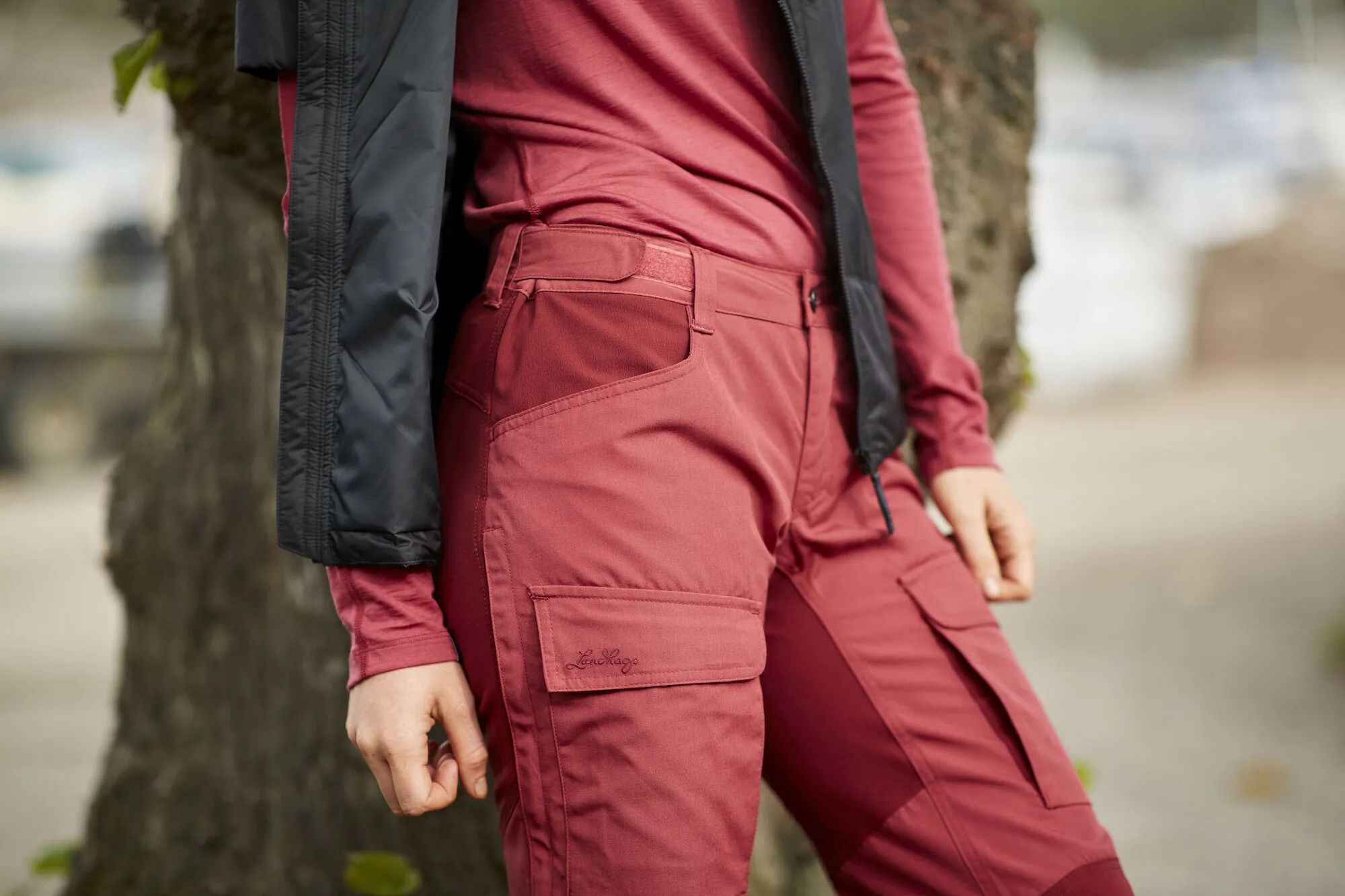 Lundhags Women&#x27;s Authentic II Pant Garnet/Dark Red | Buy Lundhags Women&#x27;s Authentic II Pant Garnet/Dark Red here | Outnorth