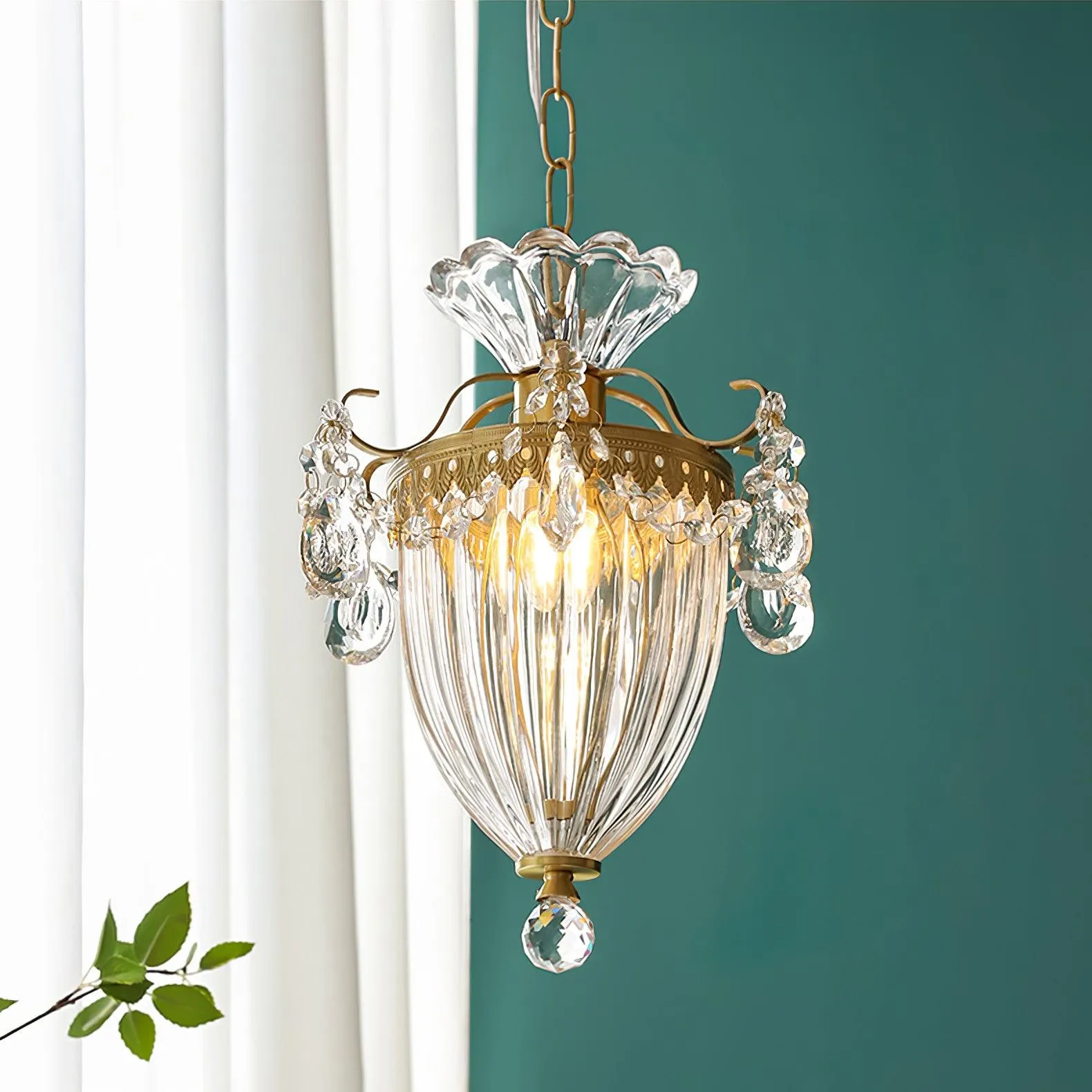 Mesas Crystal Pendant Lamp 7.8″- 11.8″