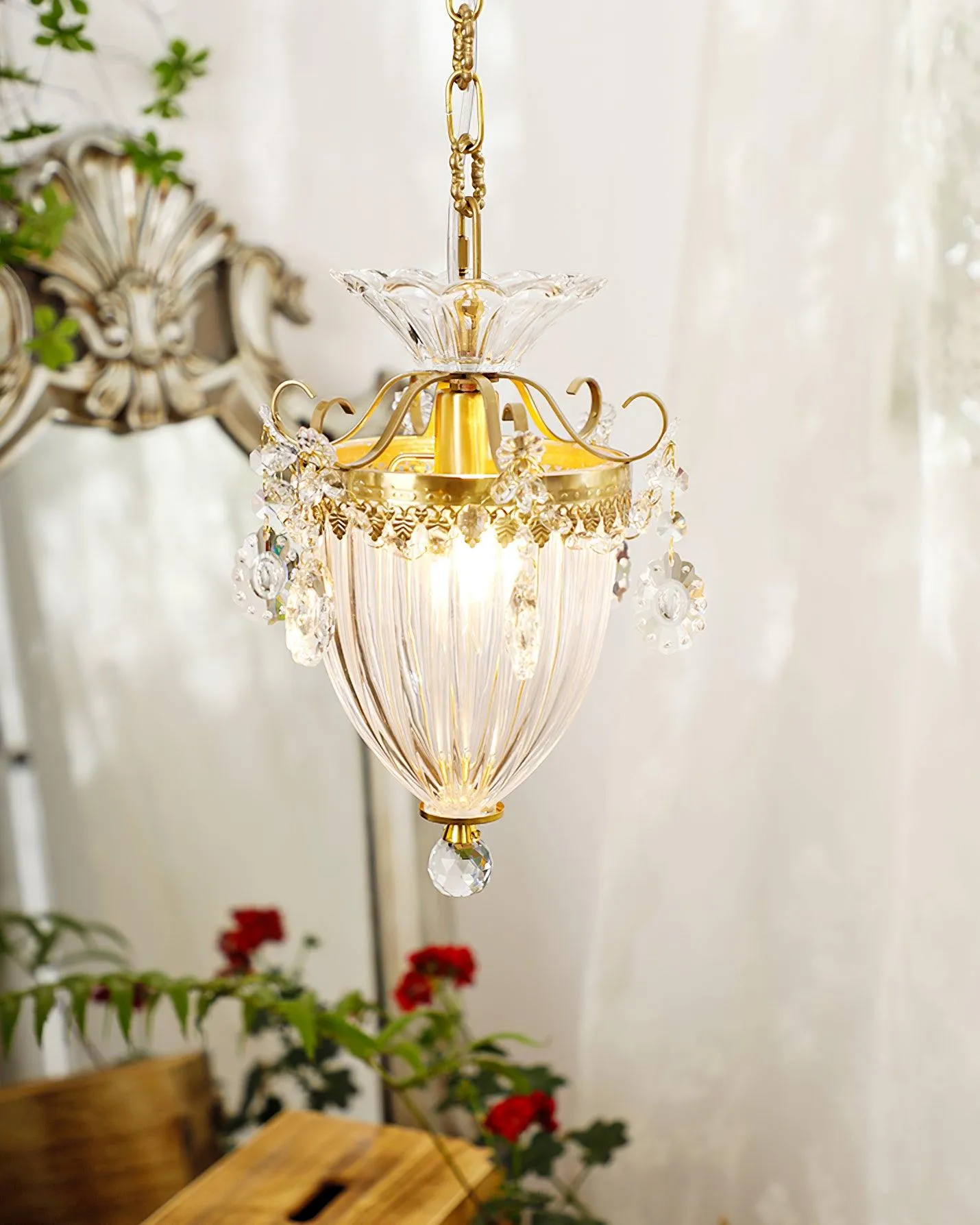 Mesas Crystal Pendant Lamp 7.8″- 11.8″