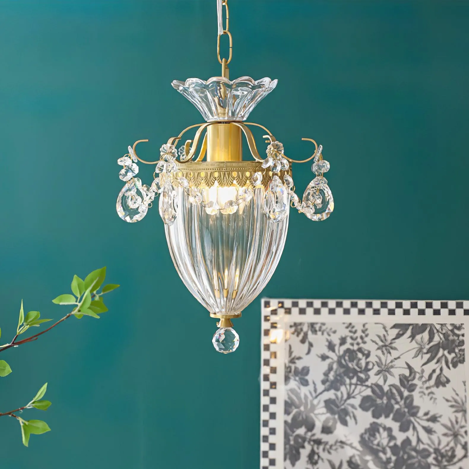 Mesas Crystal Pendant Lamp 7.8″- 11.8″