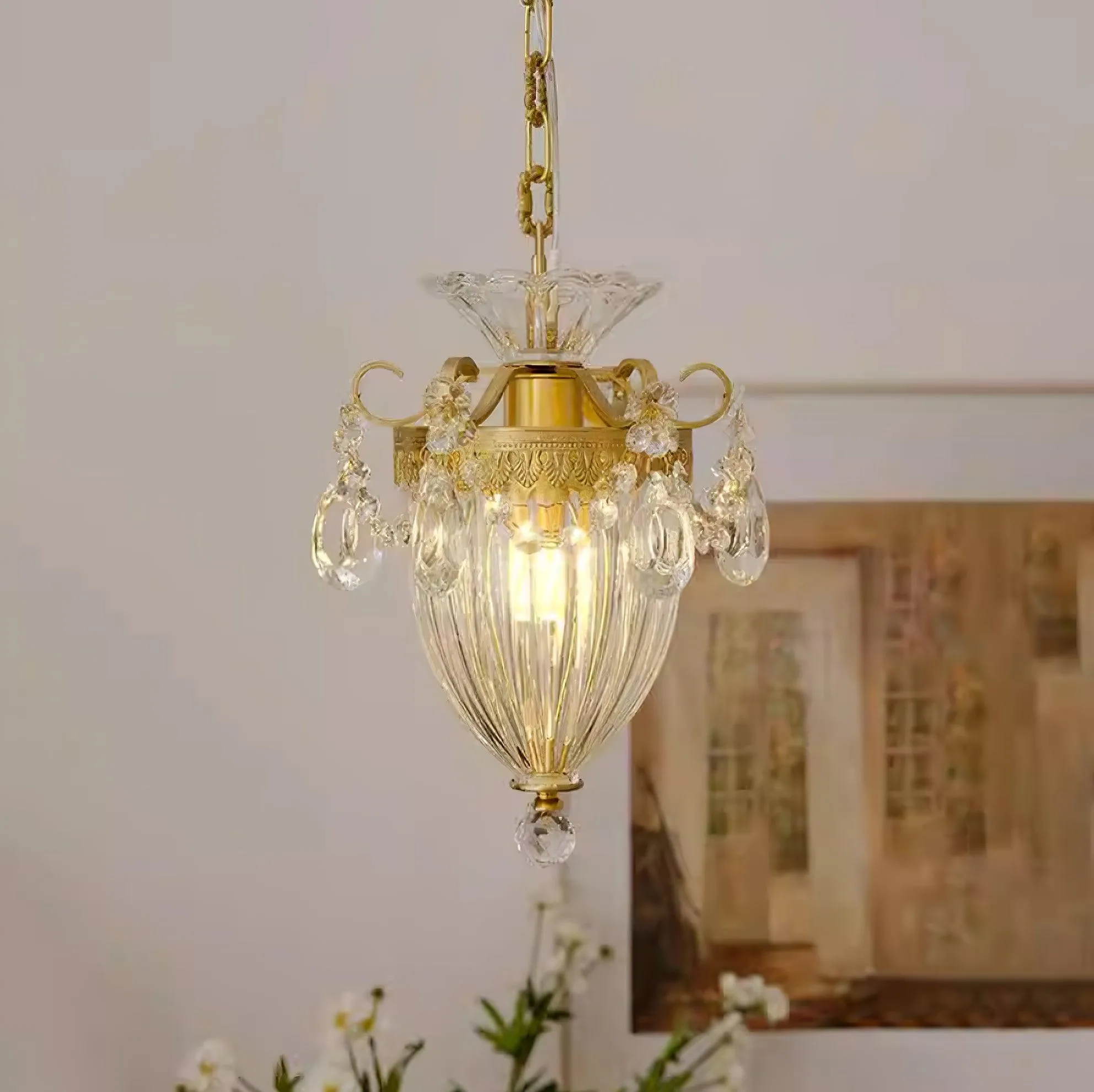 Mesas Crystal Pendant Lamp 7.8″- 11.8″
