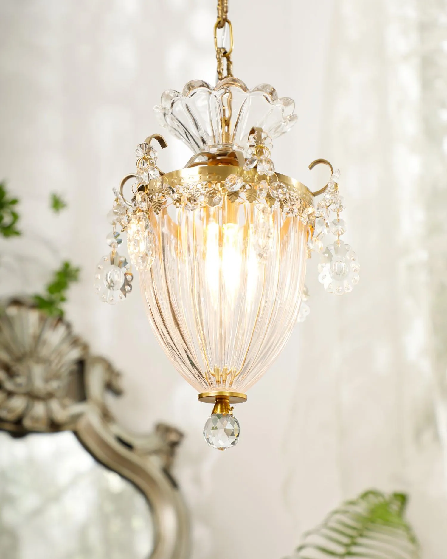 Mesas Crystal Pendant Lamp 7.8″- 11.8″