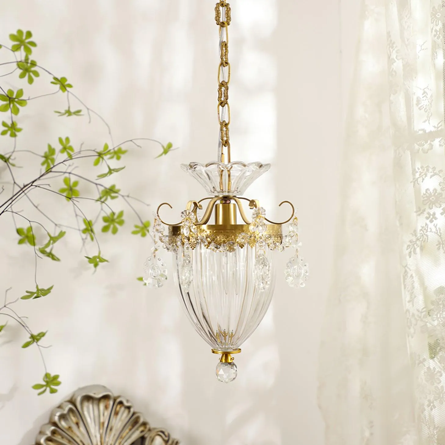 Mesas Crystal Pendant Lamp 7.8″- 11.8″
