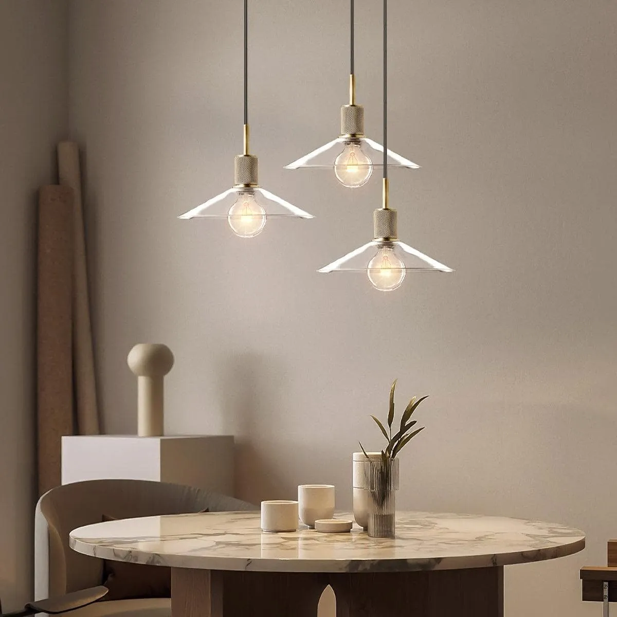 Metal Slope Shade Pendant Lamp