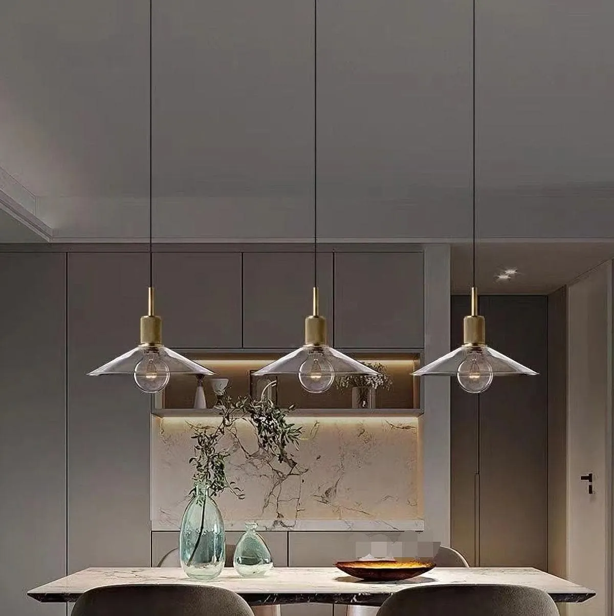 Metal Slope Shade Pendant Lamp