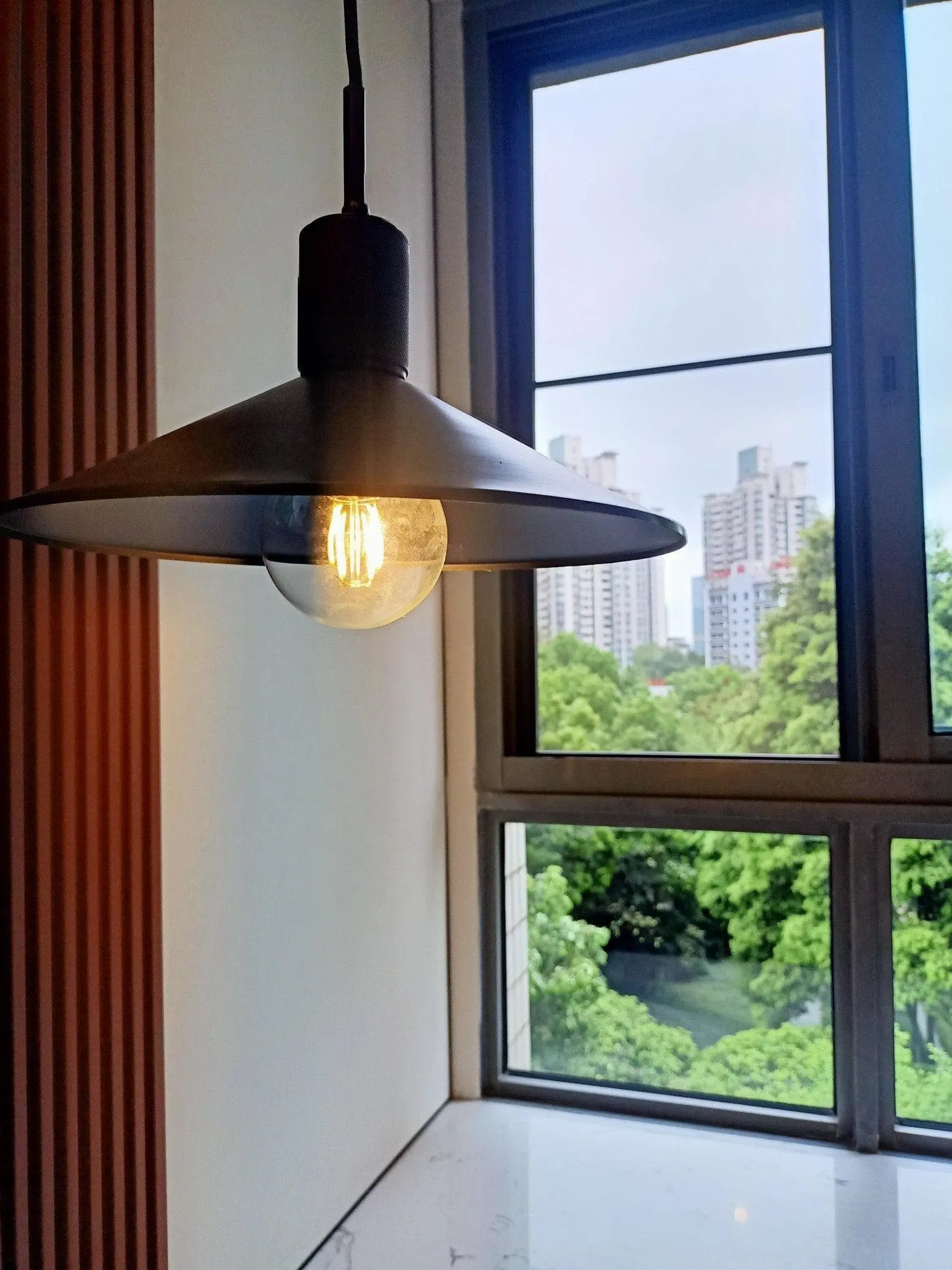 Metal Slope Shade Pendant Lamp