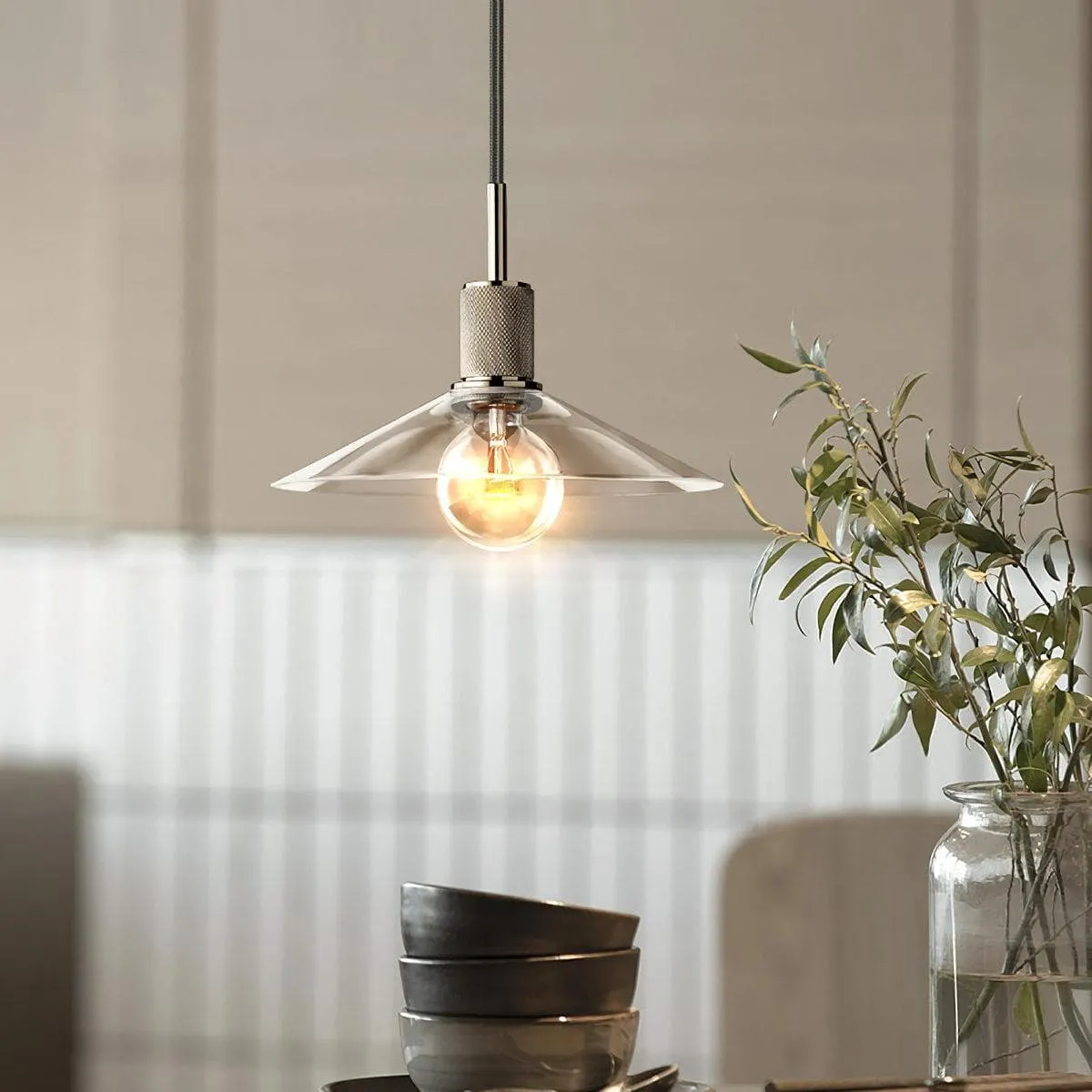 Metal Slope Shade Pendant Lamp