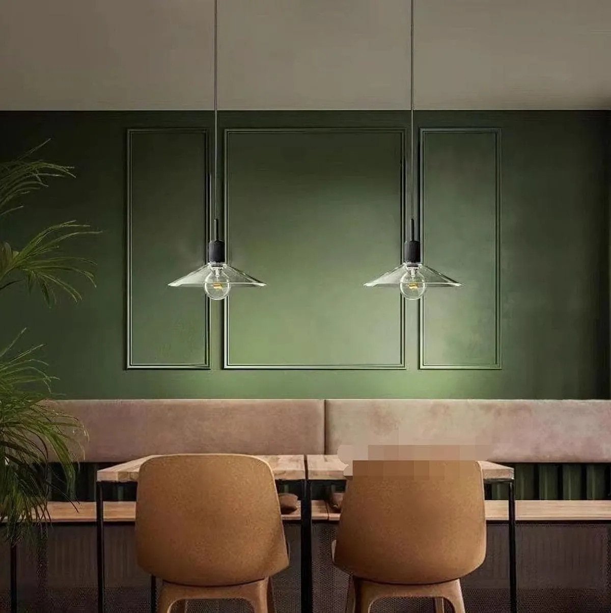 Metal Slope Shade Pendant Lamp