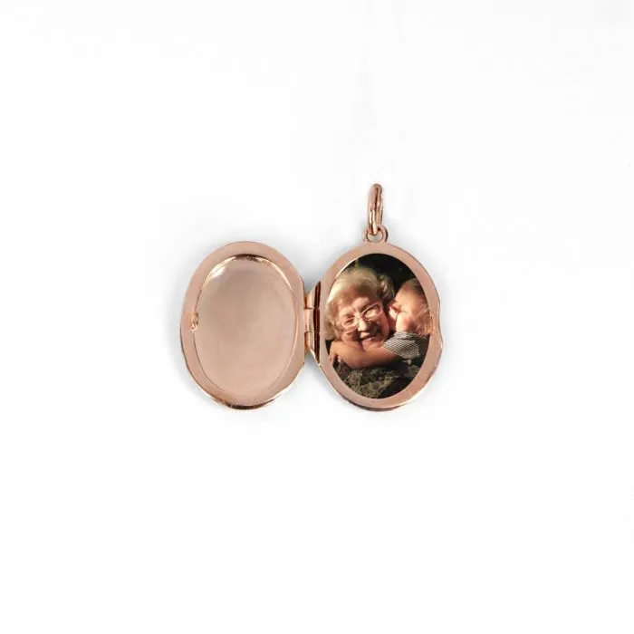 MILENA Rose Bush Locket Necklace