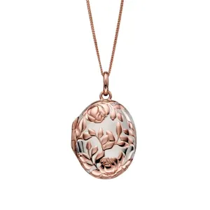 MILENA Rose Bush Locket Necklace