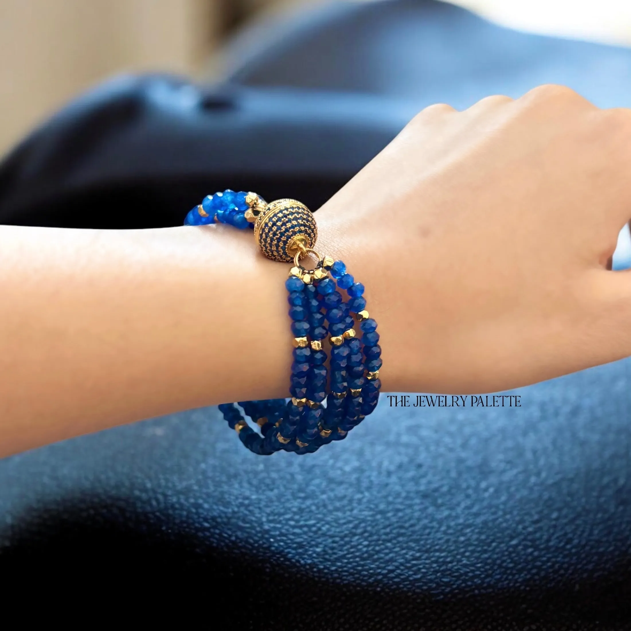 Mina multitier sapphire bracelet