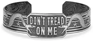 Montana Silversmiths Don't Tread On Me Cuff Bracelet - BC5493MA