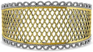 Montana Silversmiths Women’s Honey Western Lace Cuff Bracelet