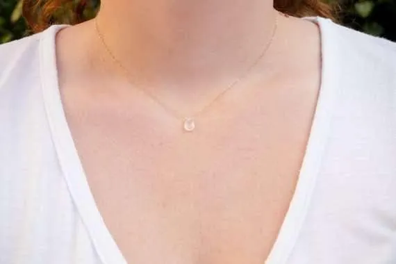 Moonstone Gold-Filled Necklace - New Mama Gift Set