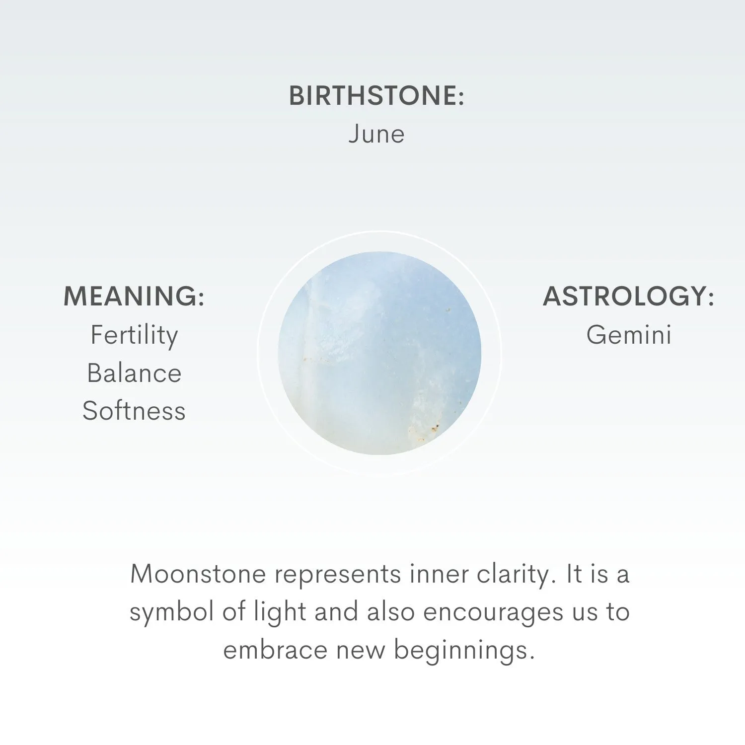 Moonstone Silver Necklace