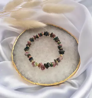 Multi-Coloured Tourmaline Bracelet