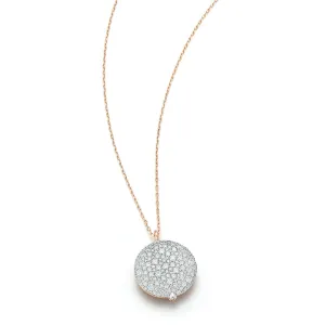 OC X WF 18K LARGE DIAMOND PEBBLE LOCKET