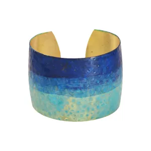 Ocean Ombre Watercolour Cuff