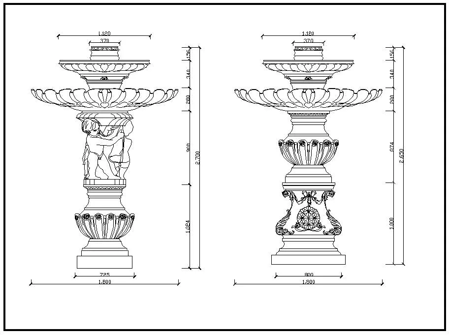 Ornamental Parts of Architecture -☆Architectural Decorative CAD Blocks☆ V.12