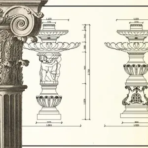 Ornamental Parts of Architecture -☆Architectural Decorative CAD Blocks☆ V.12