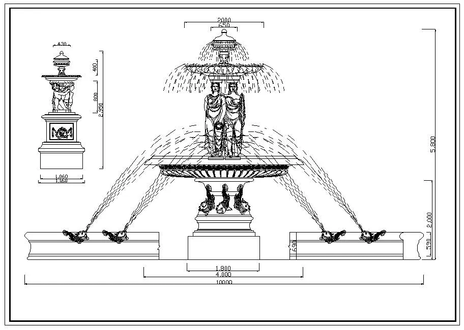 Ornamental Parts of Architecture -☆Architectural Decorative CAD Blocks☆ V.13