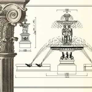 Ornamental Parts of Architecture -☆Architectural Decorative CAD Blocks☆ V.13