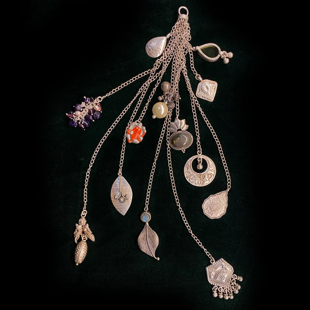 Ornate Silver Keychain
