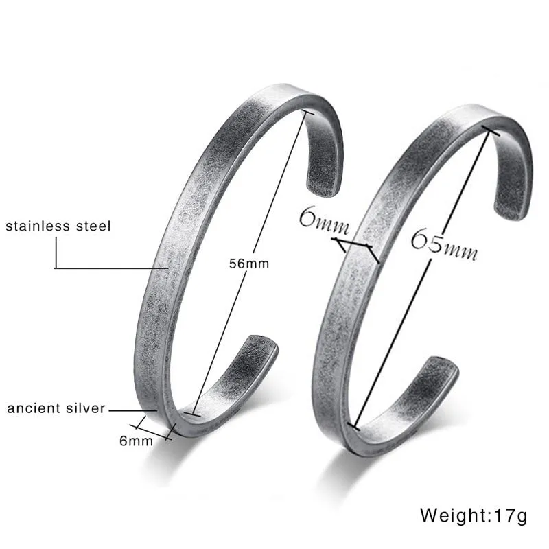 Oscar Stainless Steel Cuff Bracelet